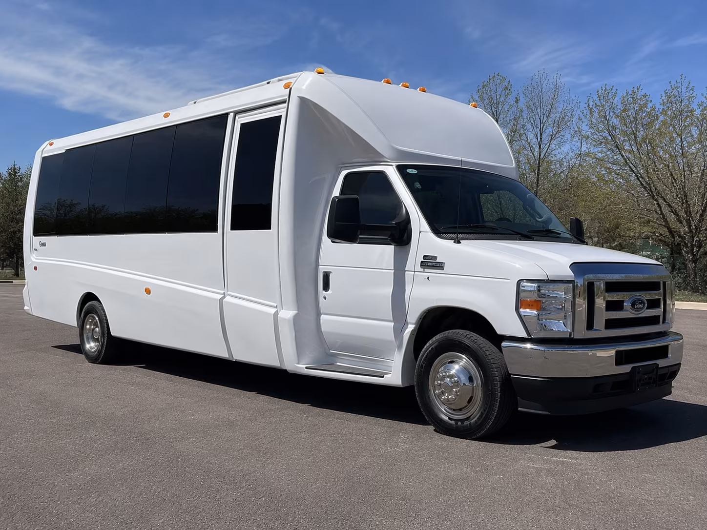 Interior of a party bus rental serving Tucson