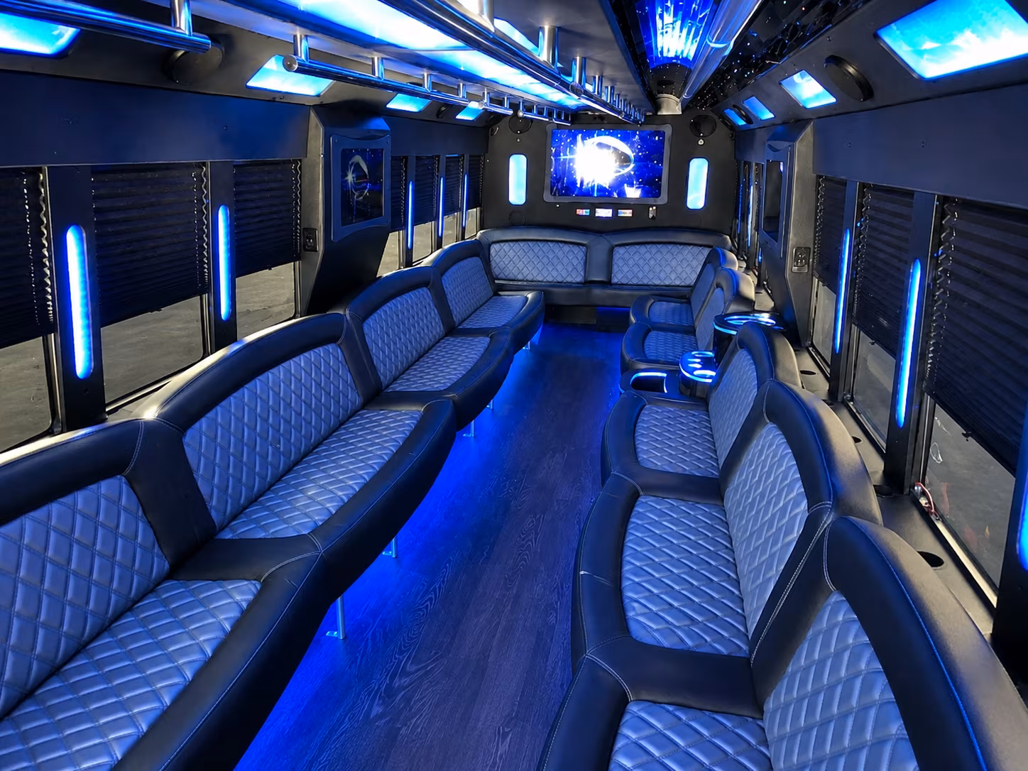 Tucson Private Event Transportation party bus exterior