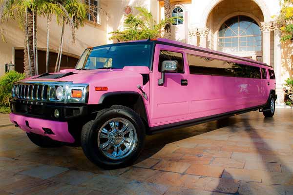 pink hummer limo service Amado